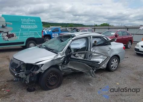 2009 Toyota Corolla from USA, damaged, VIN JTDBL40E29J008899
